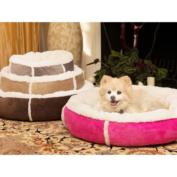 Shop Best Friends by Sheri Round Bolster Winner Dog Bed Free Shipping