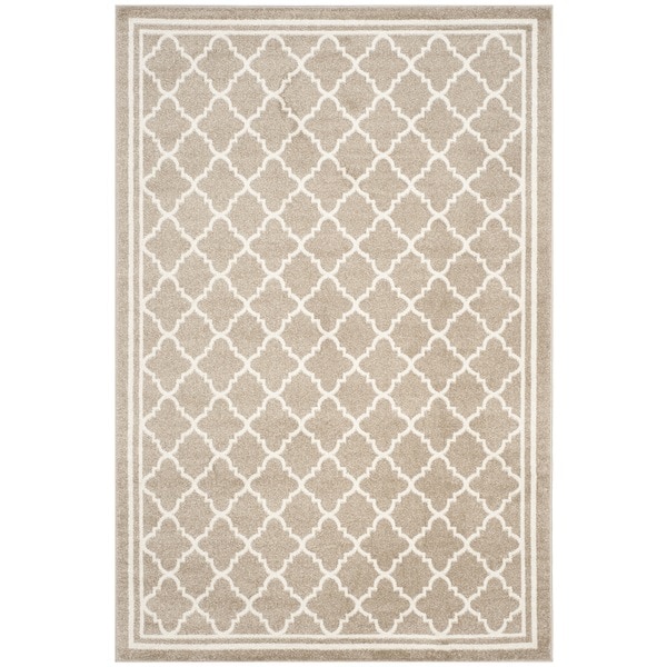 Safavieh Indoor/ Outdoor Amherst Wheat/ Beige Rug - 8' x 10'