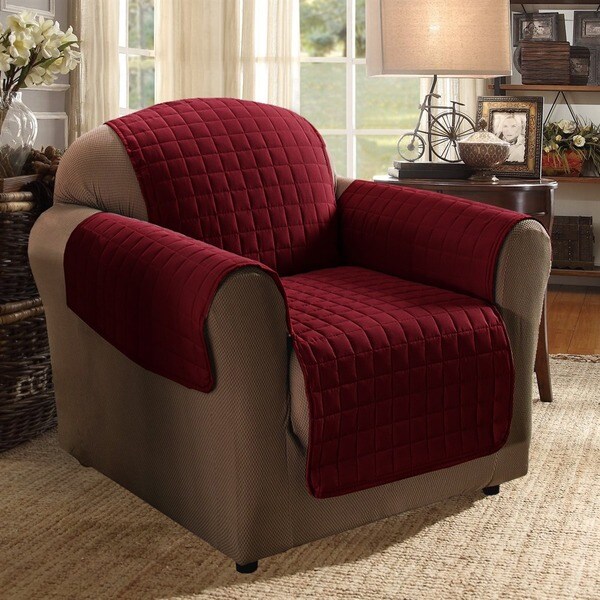 Shop Luxury Quilted Furniture Protector for Chair Free Shipping On