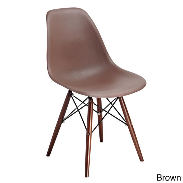 Design Guild Living Natural Wood Legs Banks Chair