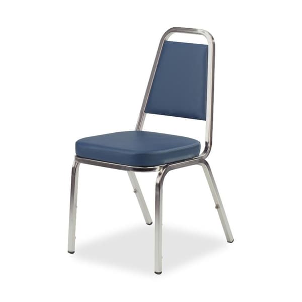 Lorell 8925 Vinyl Upholstered Stacking Chairs (Pack of 4)