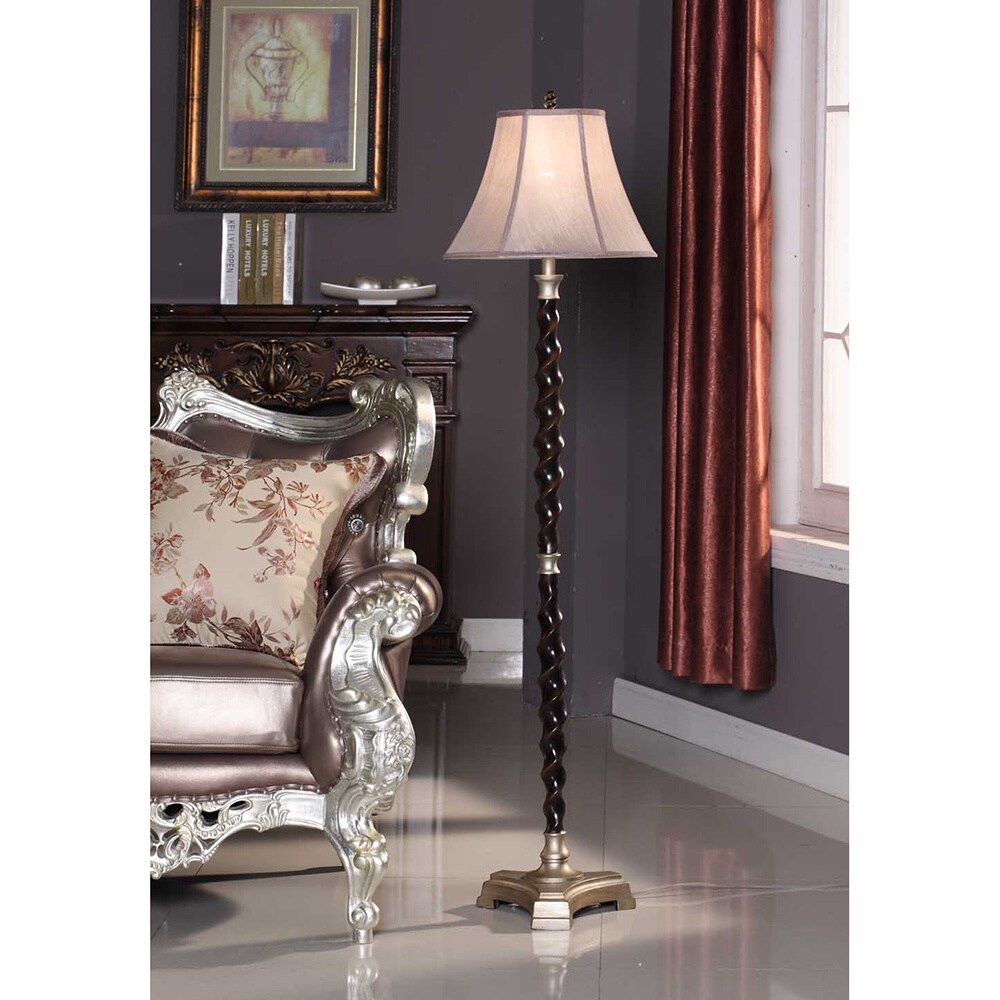 Coffee Grey Twisted Floor 3 Way Lamp Free Shipping Grey Twisted Floor 3 Way Lamp