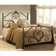preview thumbnail 1 of 1, Newton Antique Brown Metal Scrollwork Bed