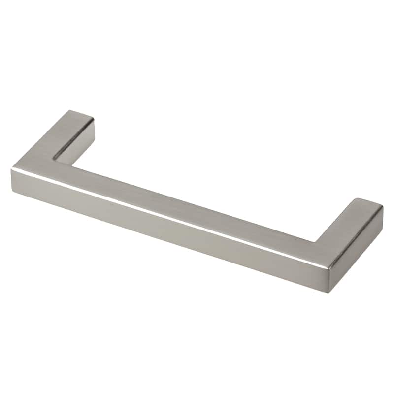 GlideRite 3.75-inch CC Satin Nickel Square Cabinet Bar Pull (Set of 10)
