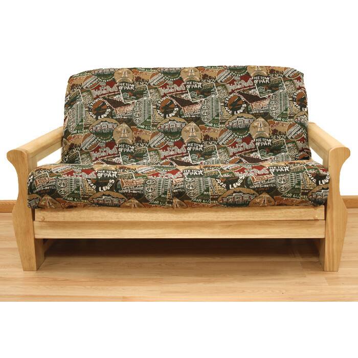 Travel Pattern Full-size Futon Cover