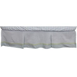 Nurture Imagination Blue Corduroy Dust Ruffle