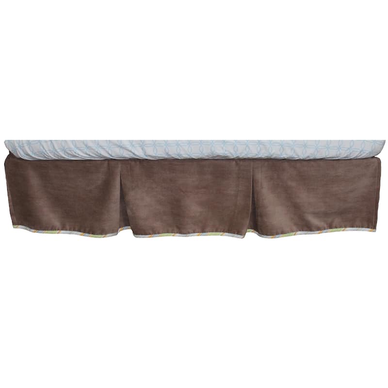 Nurture Imagination Brown Dust Ruffle
