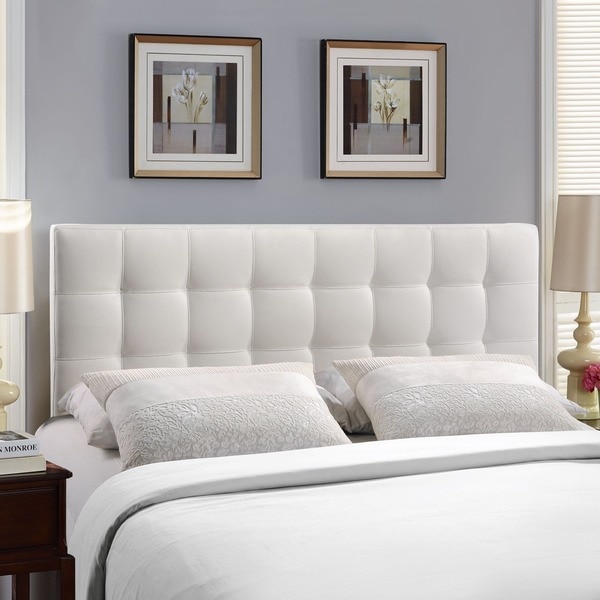 Modway Lily White Vinyl Queen Headboard   Free Shipping Today 