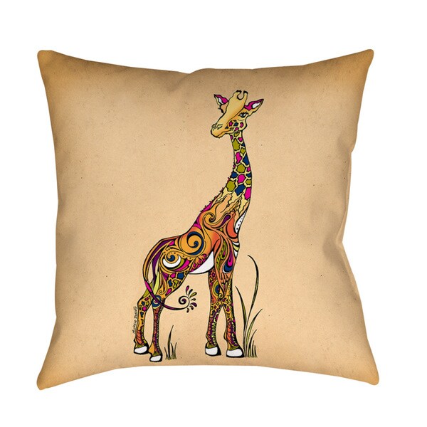 giraffe floor pillow