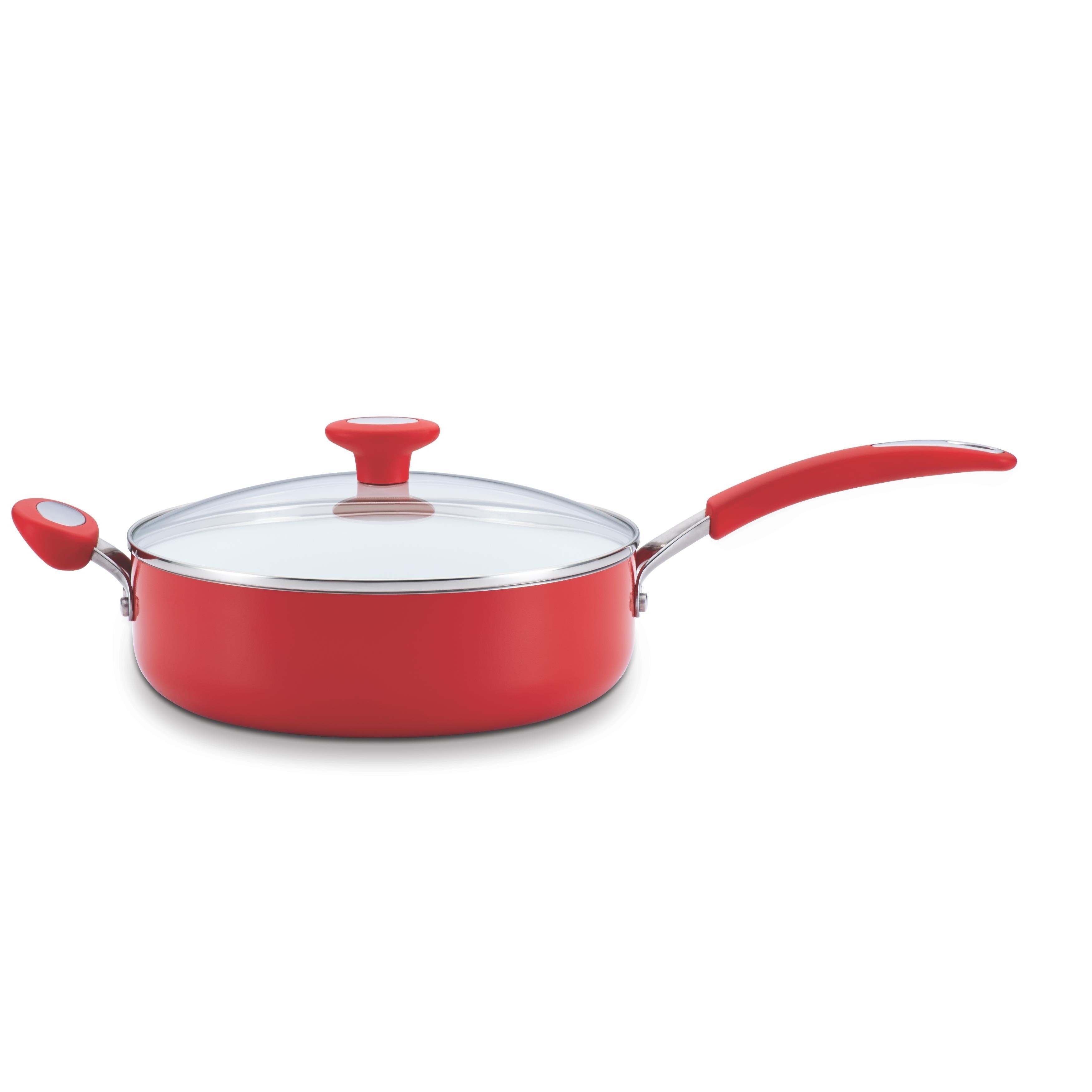 Silverstone 9x13-in. Ceramic Nonstick Cake Pan with Lid, Red
