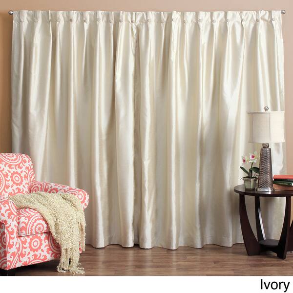 Shop Artisan Box Pleated Back Tab Drapery Patio Panel Free