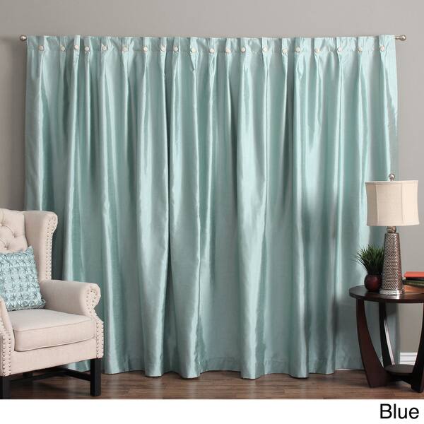 Shop Artisan Box Pleated Back Tab Drapery Patio Panel Free