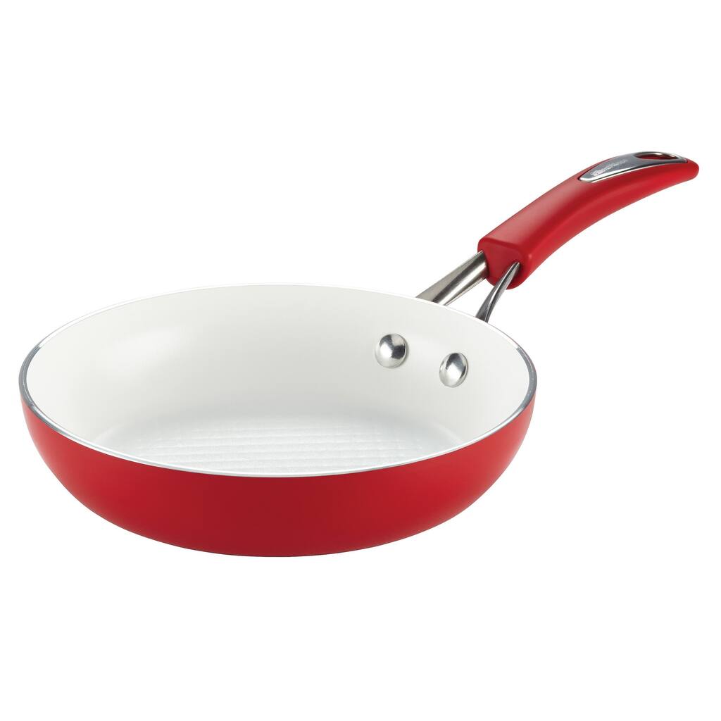 SilverStone Ceramic CXi Nonstick 8-inch Deep Chili Red Skillet