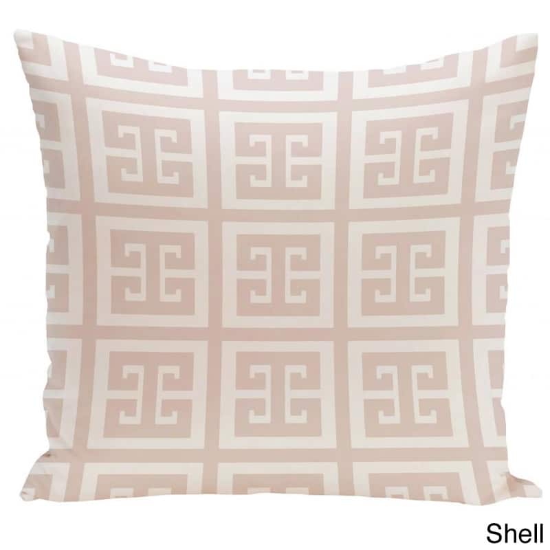 20 x 20-inch Large Greek Key Print Geometric Decorative Throw Pillow