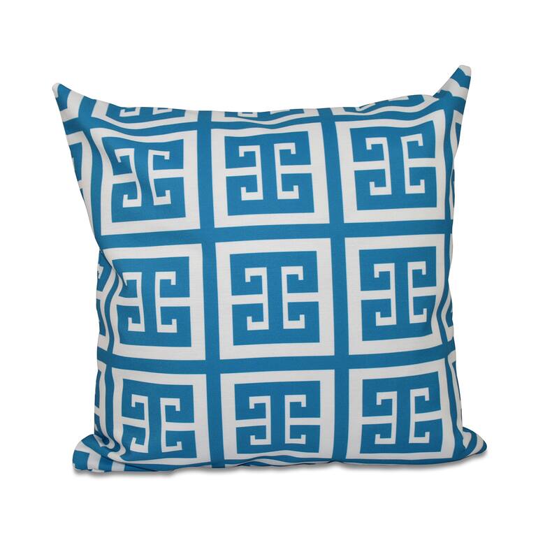20 x 20-inch Large Greek Key Print Geometric Decorative Throw Pillow