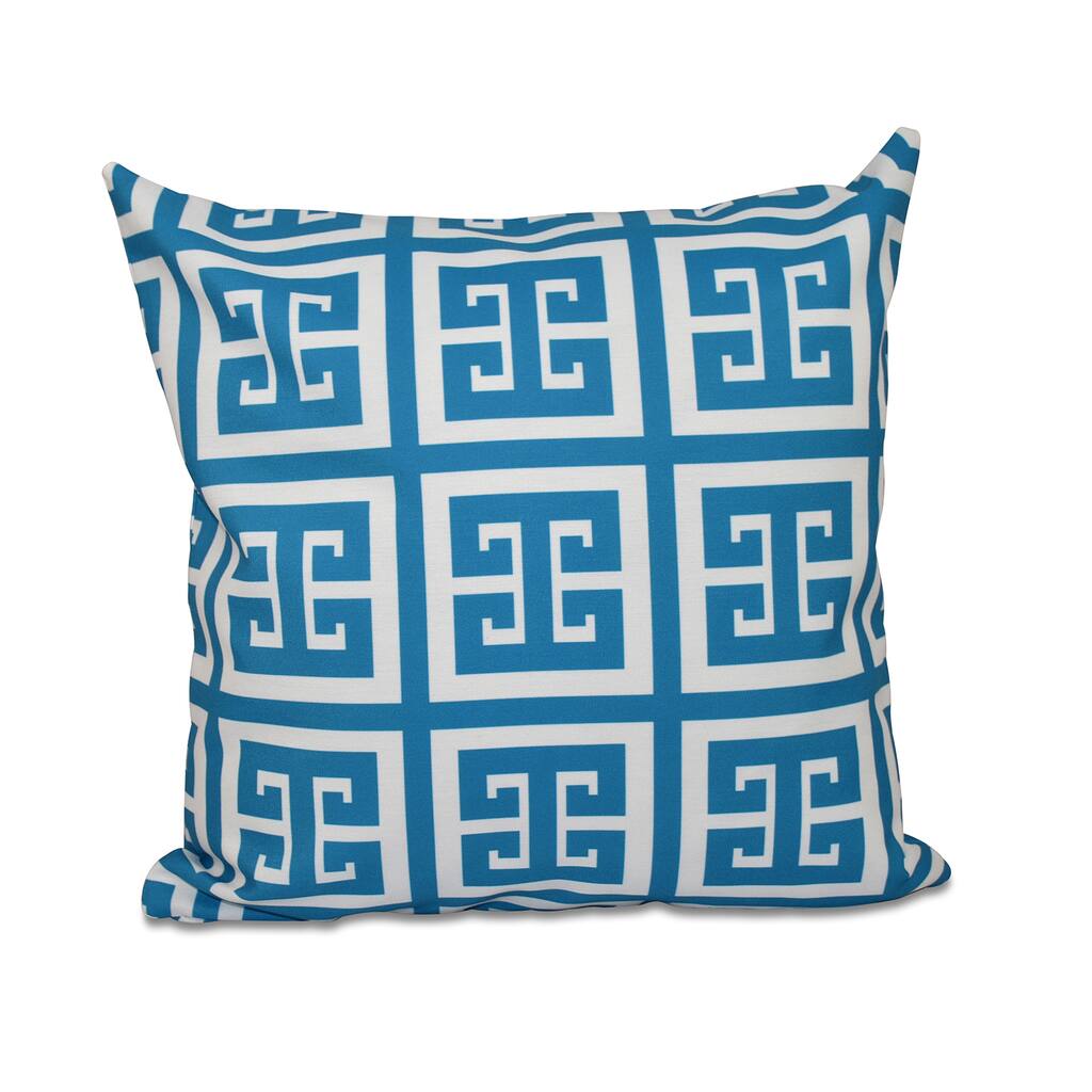 20 x 20-inch Large Greek Key Print Geometric Decorative Throw Pillow