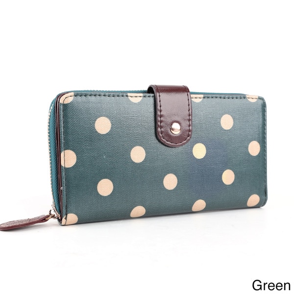 Polka dot Oilcloth Wallet   16405562 Great