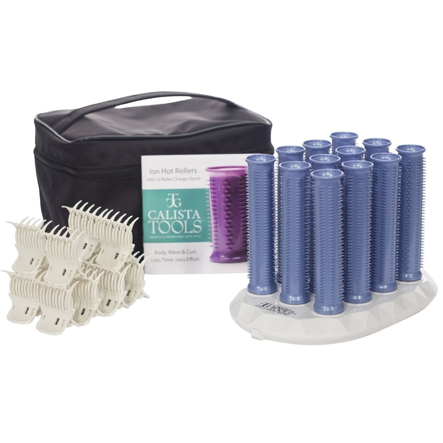 Shop Calista Tools Ion Hot Rollers Long Style Set 12 Base Free