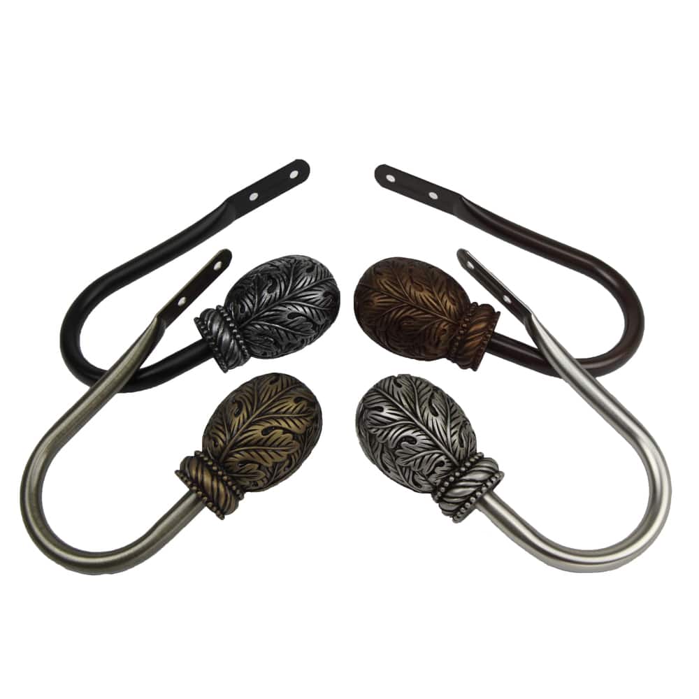 InStyleDesign Laurel Curtain Holdback Pair - n/a