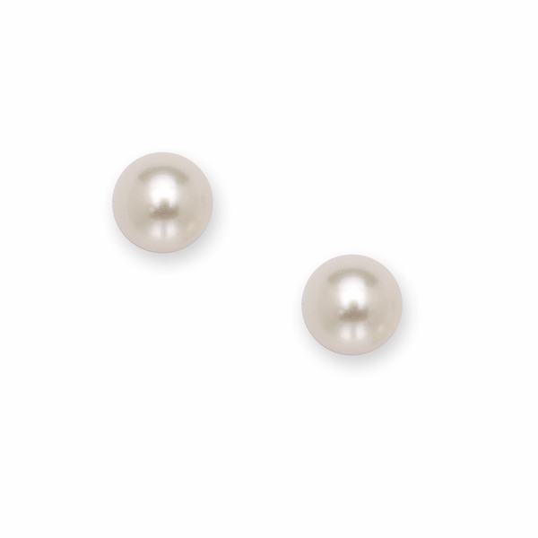 14k gold earrings with pearl
