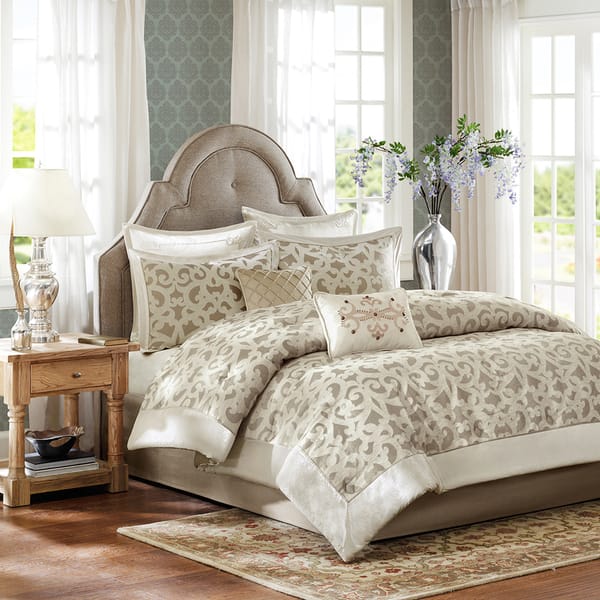 Madison Park Signature - Barely There Comforter Set - King - Natural