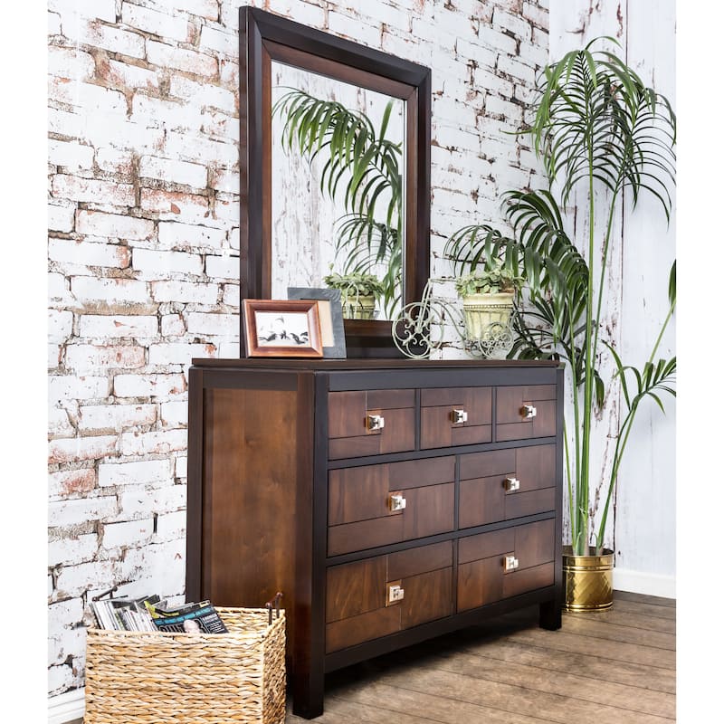 Furniture of America Figh Contemporary Walnut 4-piece Bedroom Set