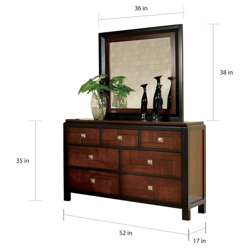 Furniture of America Figh Contemporary Walnut 4-piece Bedroom Set