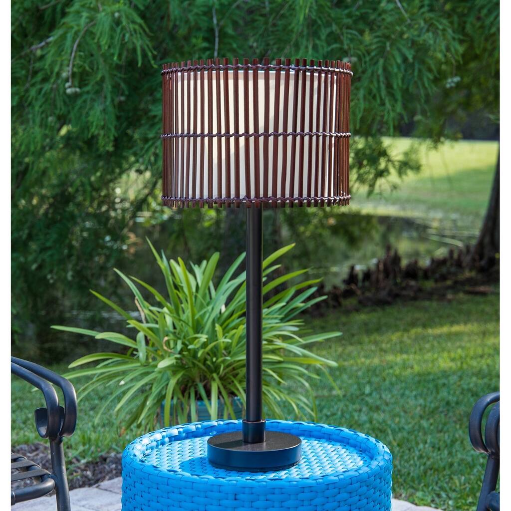 Dakota Oil Rubbed Bronze with Highlight Outdoor Table Lamp