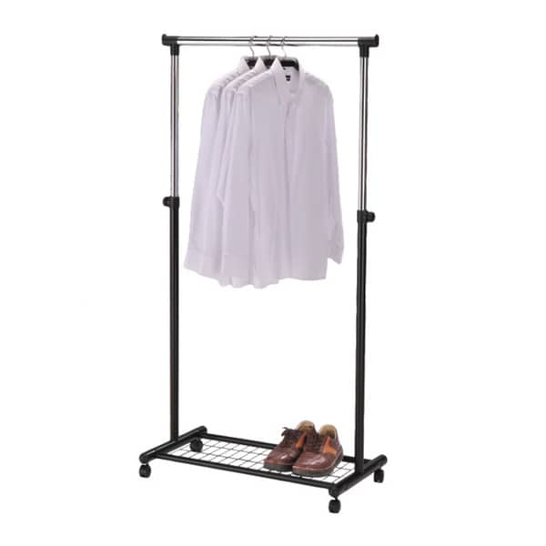 Black Rolling Garment Trolley  ™ Shopping   Big Discounts