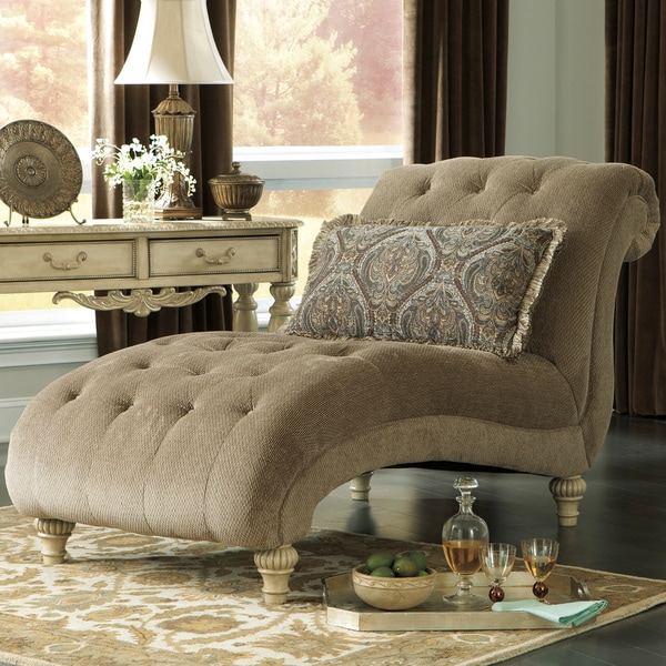 Signature Design by Ashley Parkington Bay Platinum Chaise  