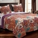 preview thumbnail 10 of 13, The Curated Nomad Horsdal 100% Cotton Paisley Norvana Quilt Set
