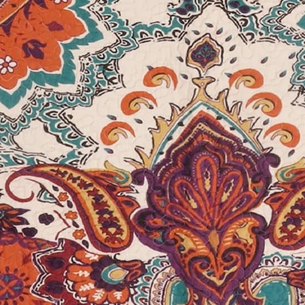 The Curated Nomad Horsdal 100% Cotton Paisley Norvana Quilt Set