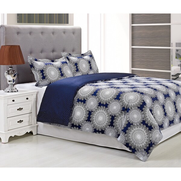 Superior Casey 300 Thread Count Cotton Sateen Duvet Cover Set