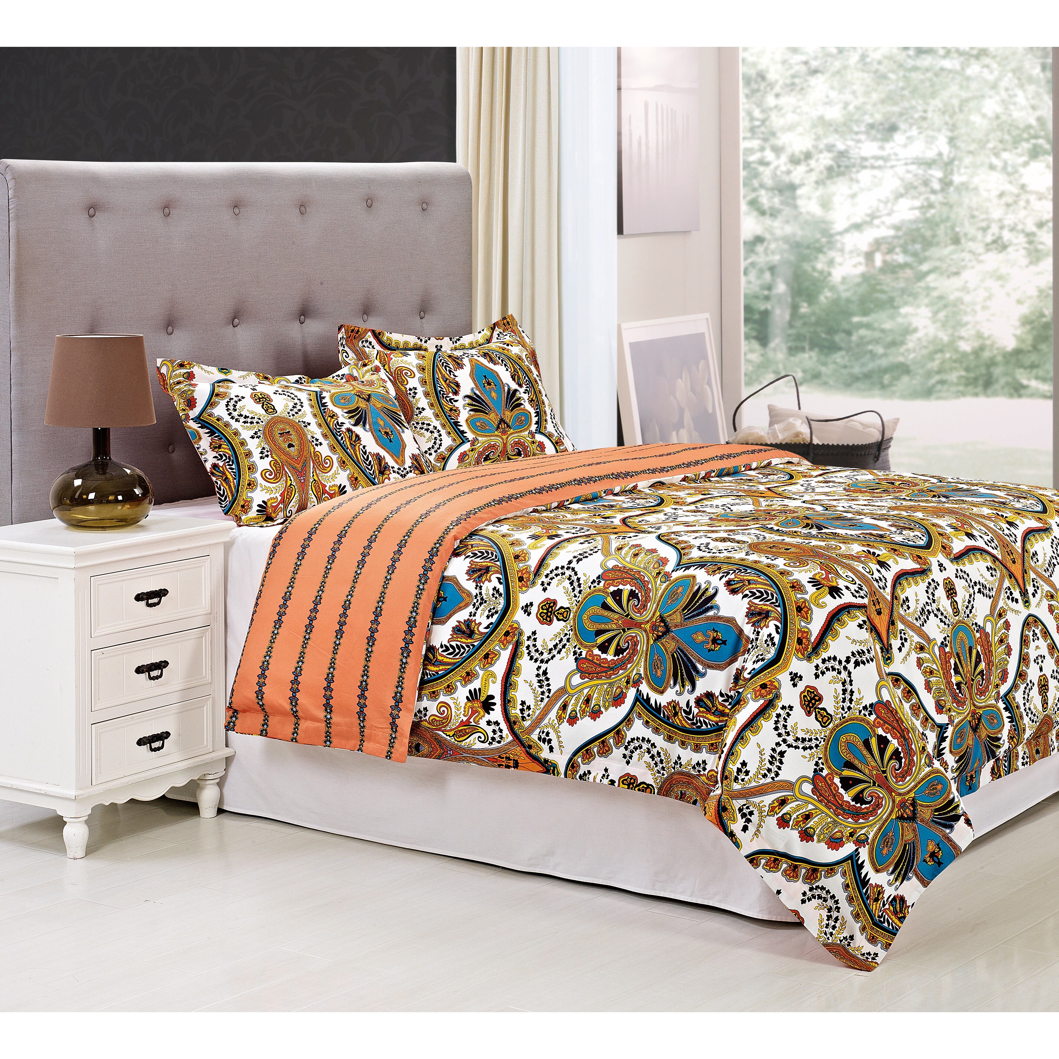 Shop Sudden 300 Thread Count Cotton 3piece Duvet Cover Set Free