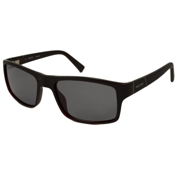 Nautica Men's N6158S Polarized/ Rectangular Sunglasses Free Shipping