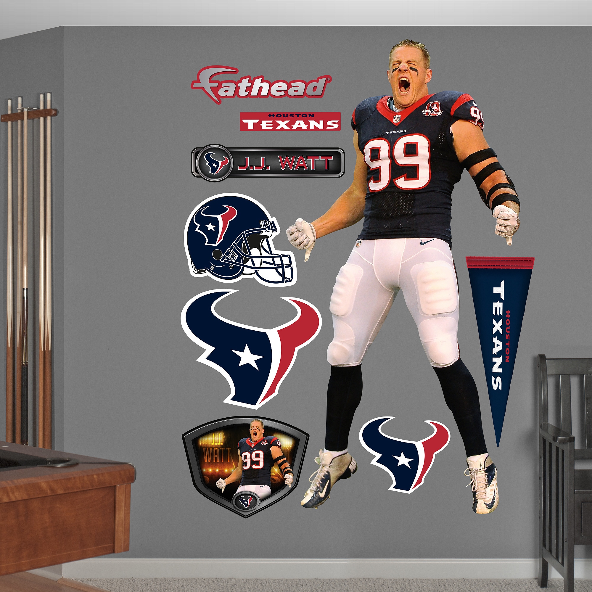 Houston Texans Wall Decals & Decor – Fathead