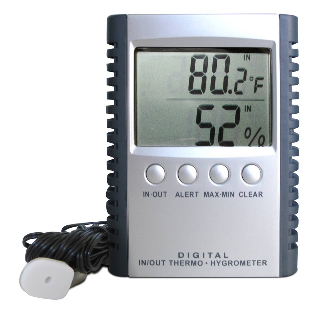 Epicureanist Thermohygro Wine and Humidity Gauge - N/A