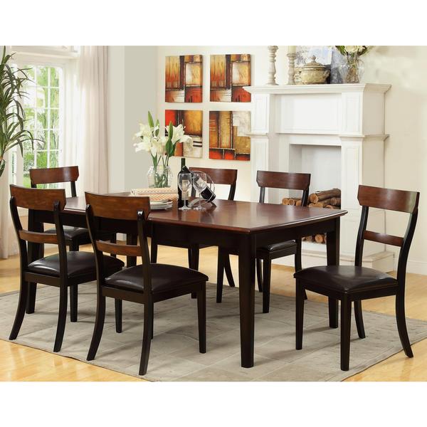 Riverside Two tone 7 piece Dining Set