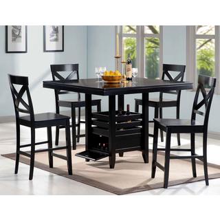 dining piece counter height wood sets overstock