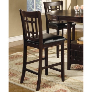 Quince Cappuccino Counter Height Stools (Set of 2)