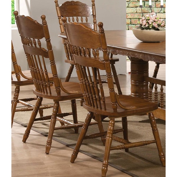 Shop Trieste Windsor Country Style Dining Chairs (Set of 2) - Free