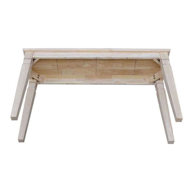 Unfinished Solid Parawood Java Console/ Sofa Table