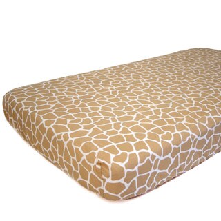 Nurture Imagination Baby Giraffe Fitted Sheet - Cream