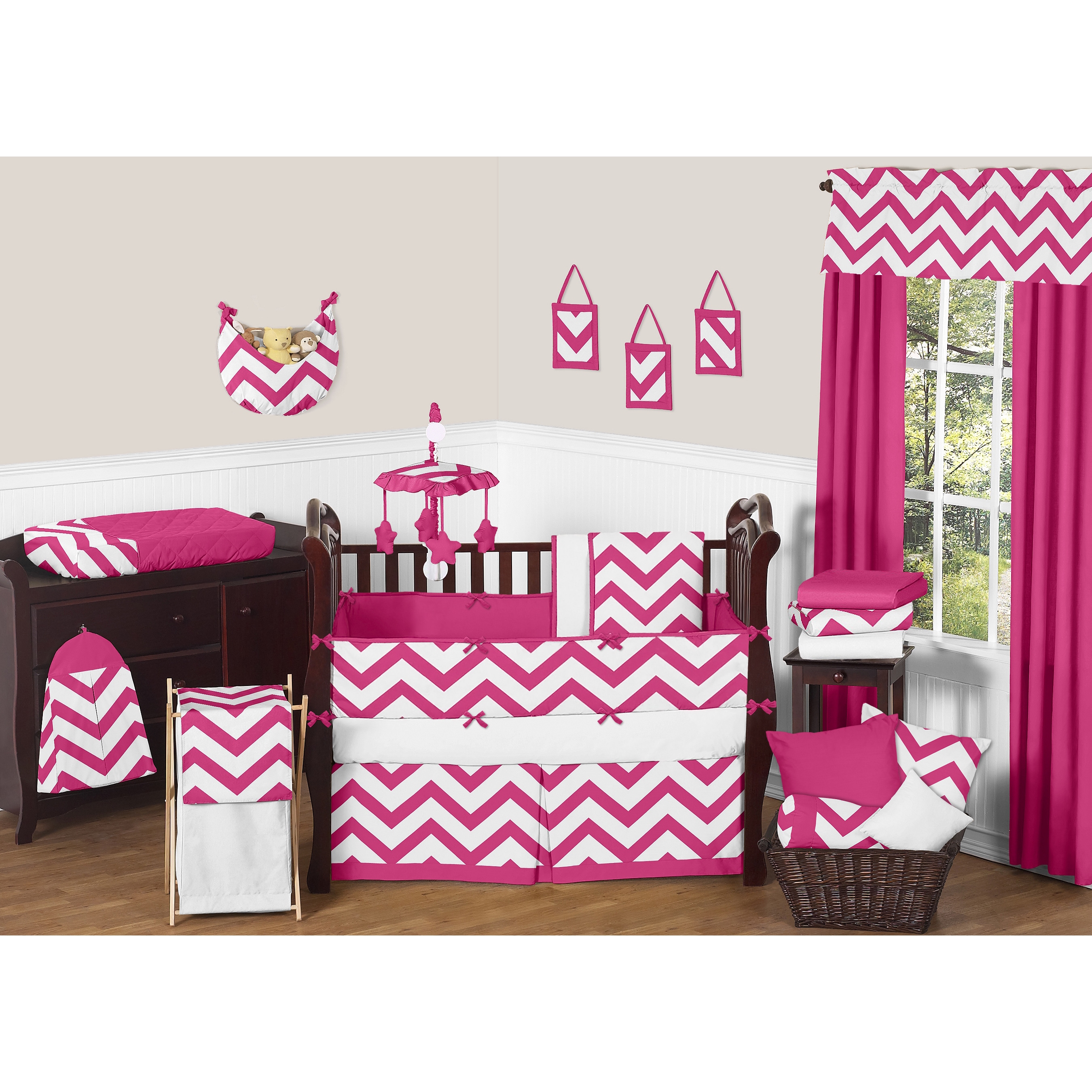 Sweet Jojo Designs Chevron 9 Piece Crib Bedding Set