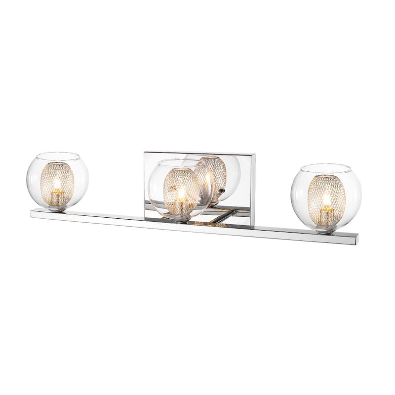 Avery Home Lighting Auge 3-light Chrome Vanity