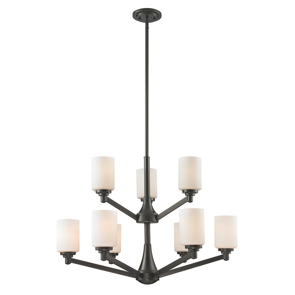 Shop CO Z 6 Light Industrial Sphere Chandelier, Oil Rubbed Shop CO Z 6 Light Industrial Sphere Chandelier, Oil Rubbed