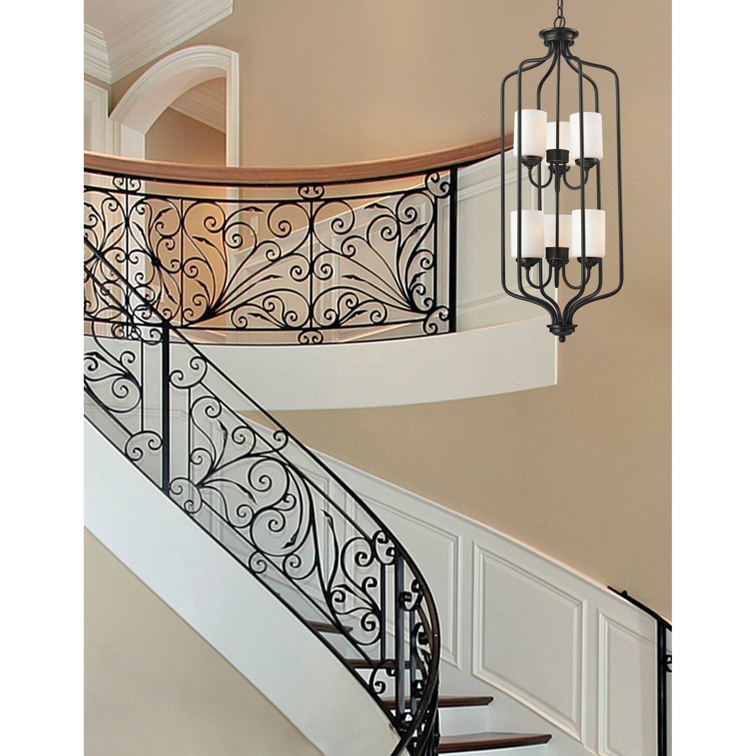 Avery Home Lighting Cardinal 6-light Olde Bronze Chandelier (Cardinal 6 Light Chandelier) - Chandeliers For Bedrooms by Overstock.com