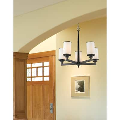 Avery Home Lighting Savannah Oil Rubbed Bronze 5-light Chandelier