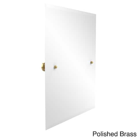 Allied Brass Unframed Rectangular Bathroom Tilt-wall Mirror