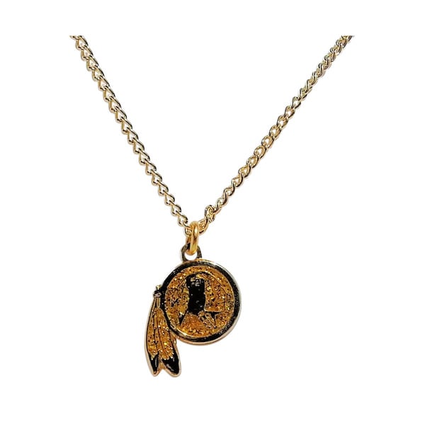 NFL Washington Redskins Glitter Pendant Necklace  